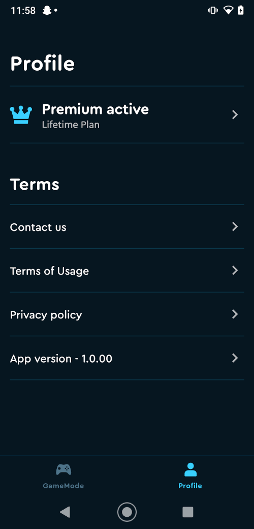 GameModeX – Game Booster PRO