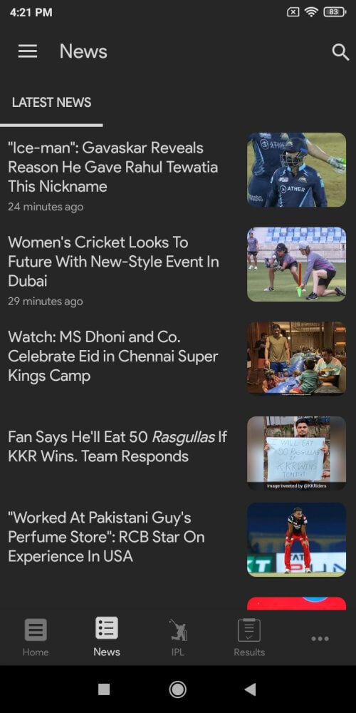 NDTV Cricket