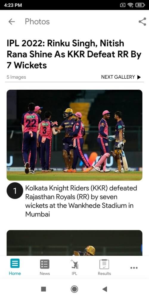 NDTV Cricket