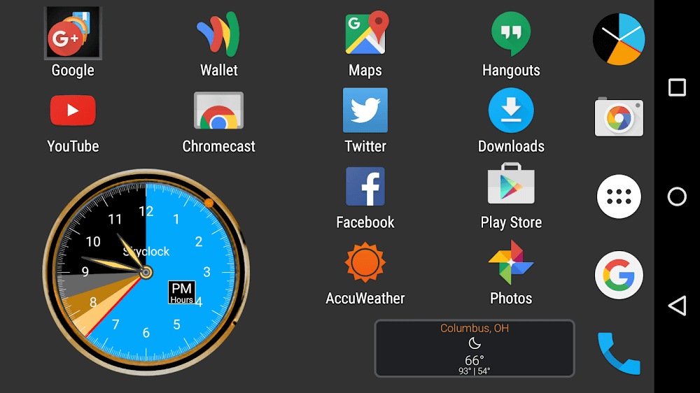 Skyclock – know sunrise/sunset