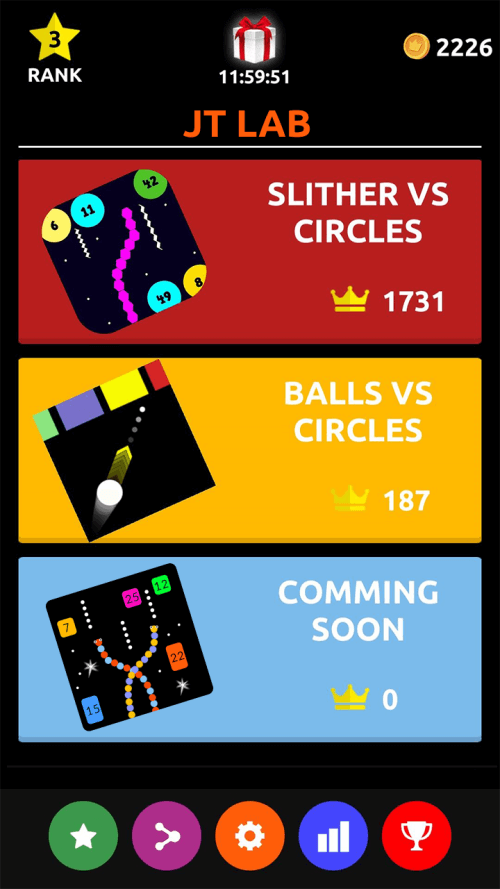 Slither vs Circles: All in One