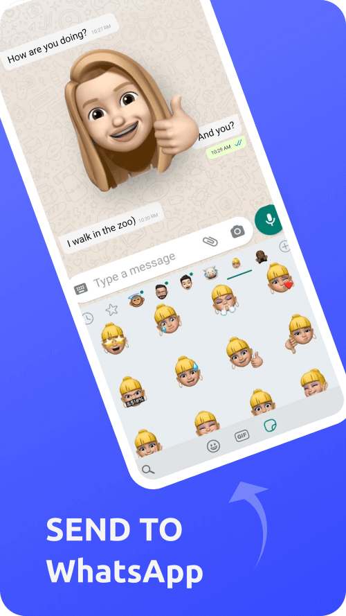 3D Emoji Stickers For WhatsApp