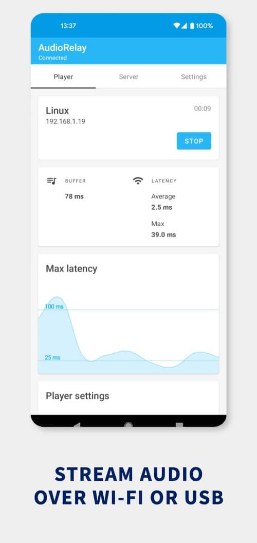 AudioRelay: Stream audio & mic