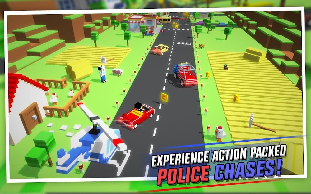 Crossy Brakes: Blocky Road Fun
