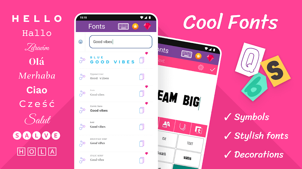 Fonts: Stylish Text Cool Fonts