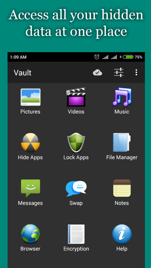 Hide Photos, Video and App Loc