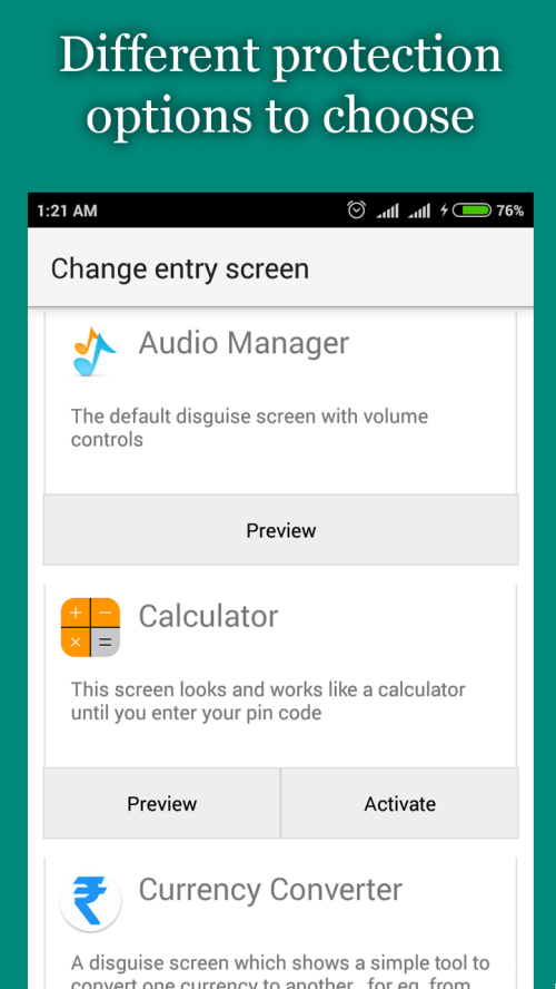 Hide Photos, Video and App Loc