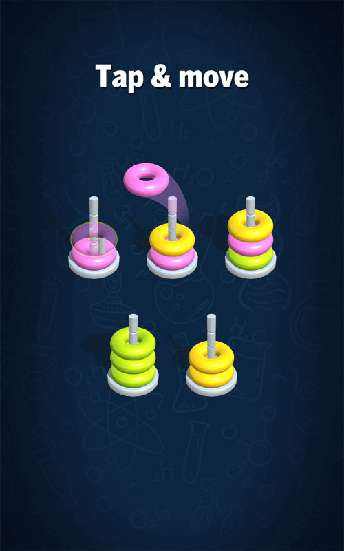 Hoop Sort Puzzle: Color Ring