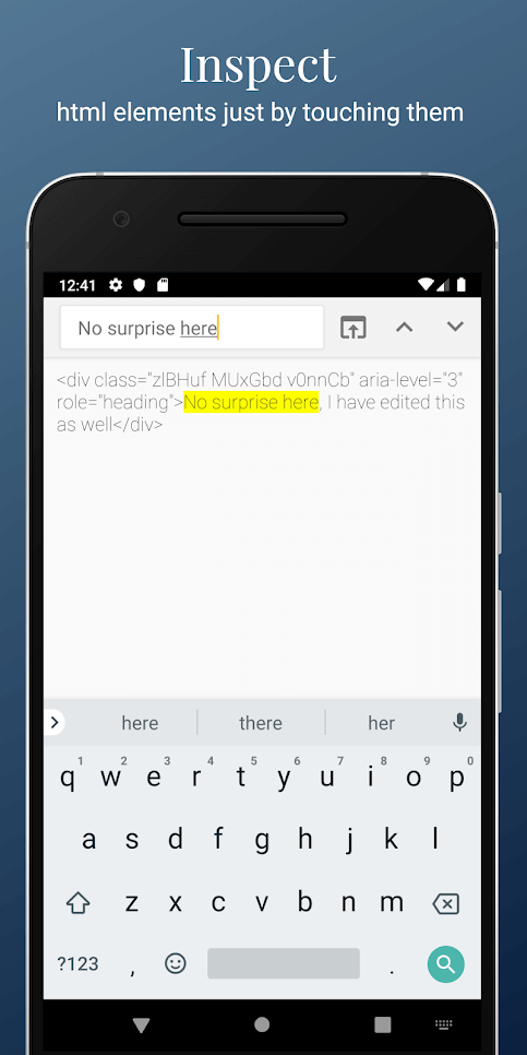 HTML Website Inspector Editor