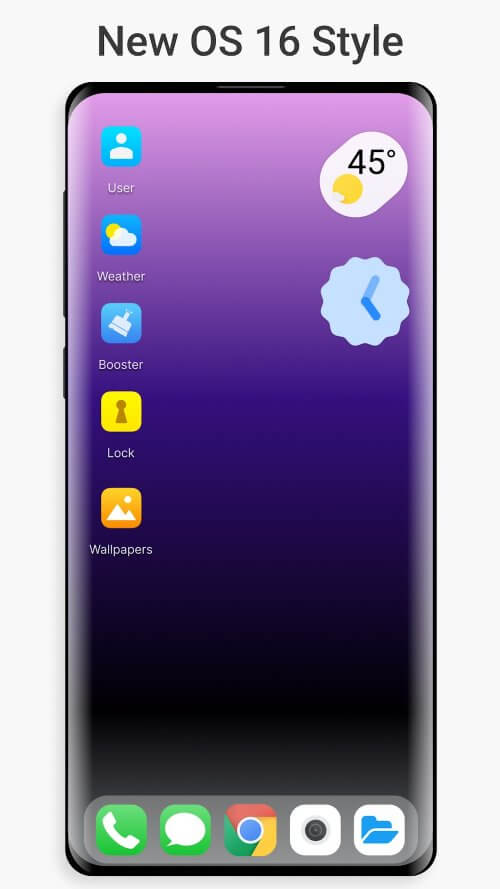 Launcher for iOS 16 Style