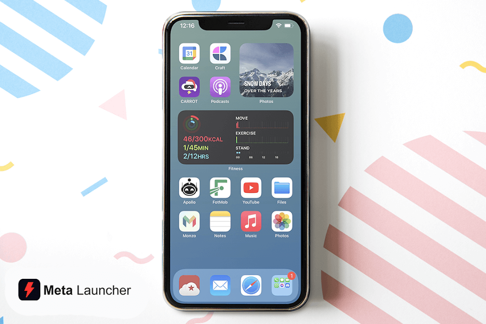 Meta Launcher PRO – iOS 19