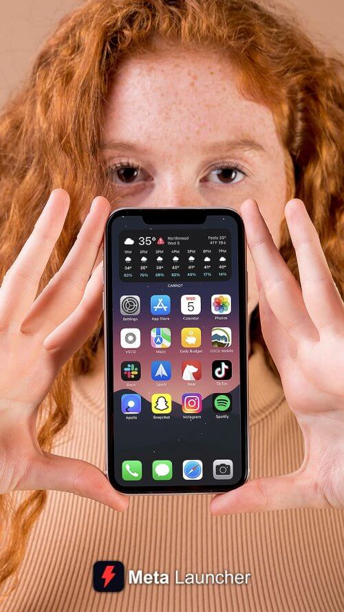 Meta Launcher PRO – iOS 19