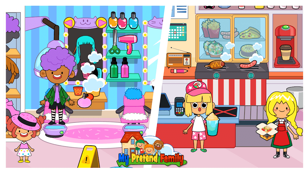 My Pretend Home & Family Town