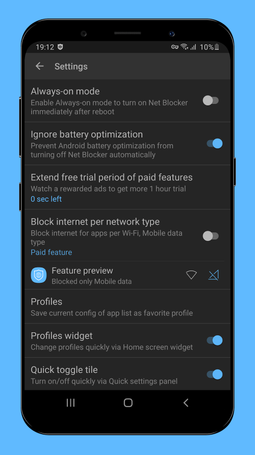 Net Blocker – Firewall per app