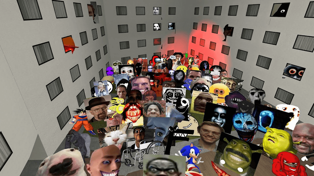 Nextbots In Backrooms: Shooter