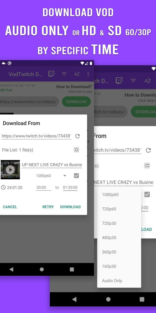 VodTwit: Downloader for Twitch