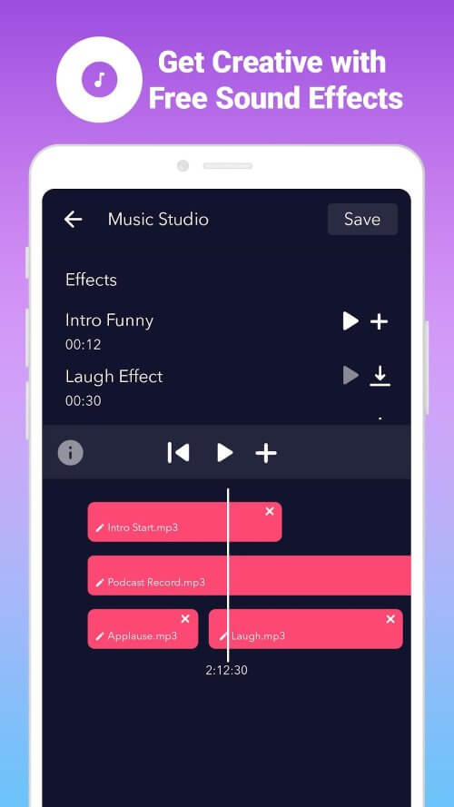 AudioApp MP3 Cutter, Ringtone
