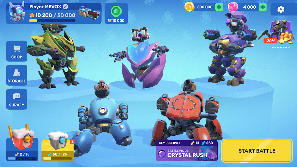 Little Big Robots. Mech Battle