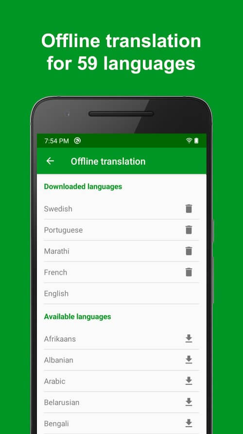 Offline Language Translator