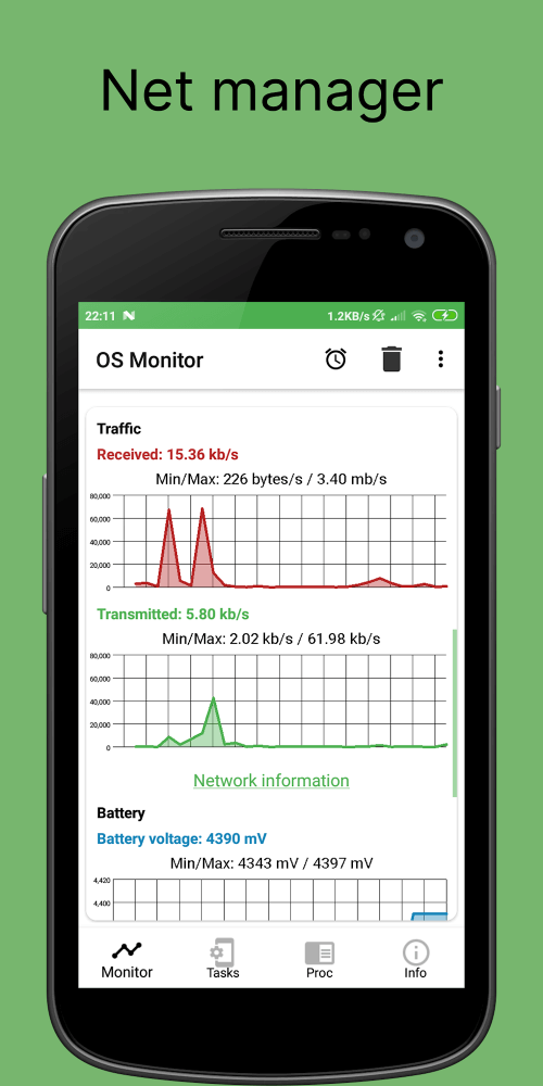 OS Monitor: Tasks Monitor