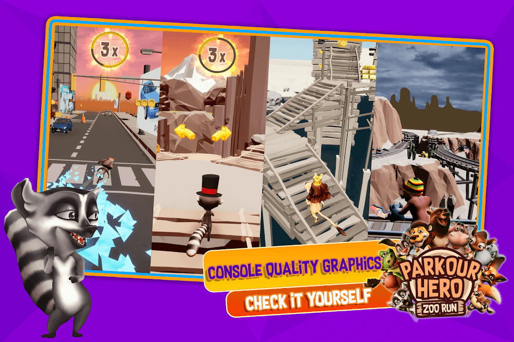 Parkour Hero – Animal Runner 3