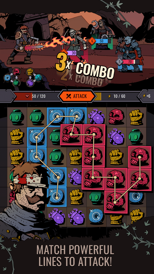 Path of Puzzles: Match-3 RPG