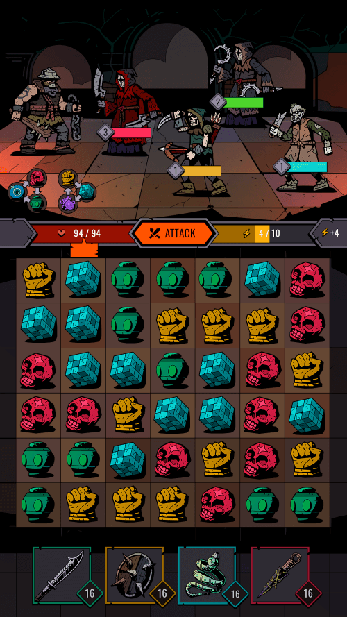 Path of Puzzles: Match-3 RPG