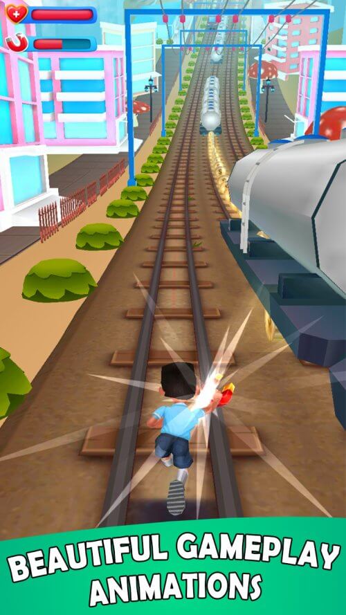 Subway escape: casual surfers