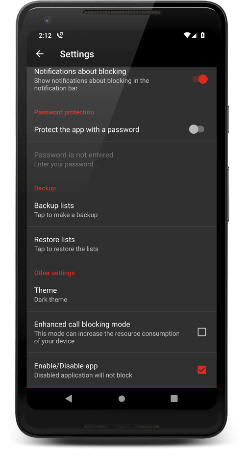 Call Blocker