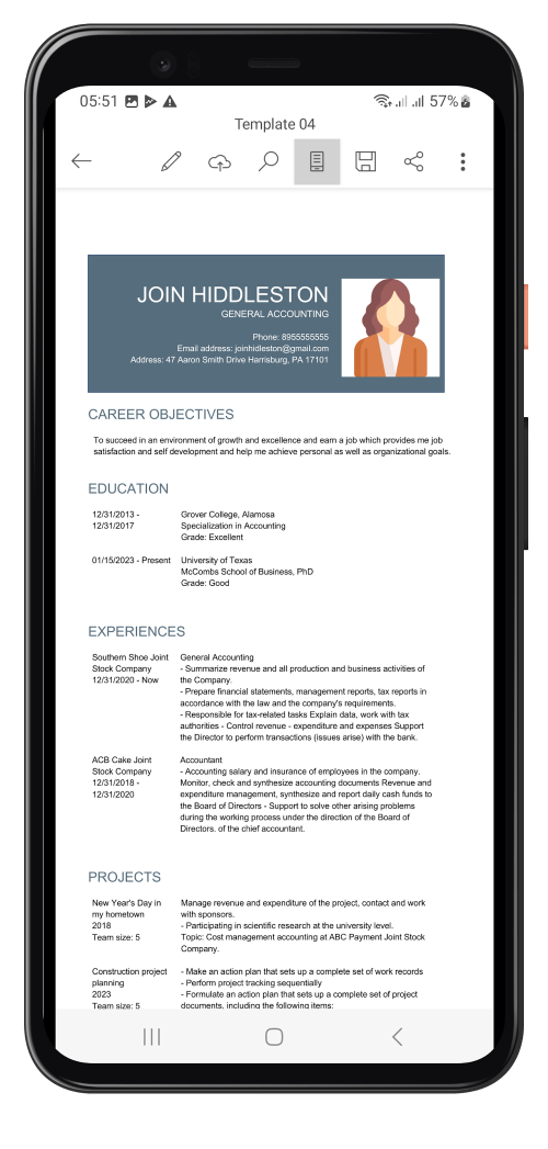 Word Resume Creator Pro